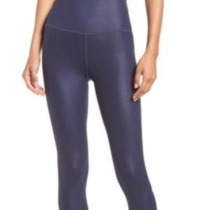 Alo yoga leggings size small airlift navy glossy